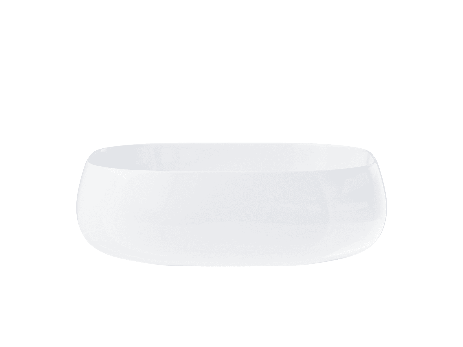 Umywalka nablatowa MONO UC9933GL prostokątna 450x410x145 mm z korkiem Klik-Klak złotym