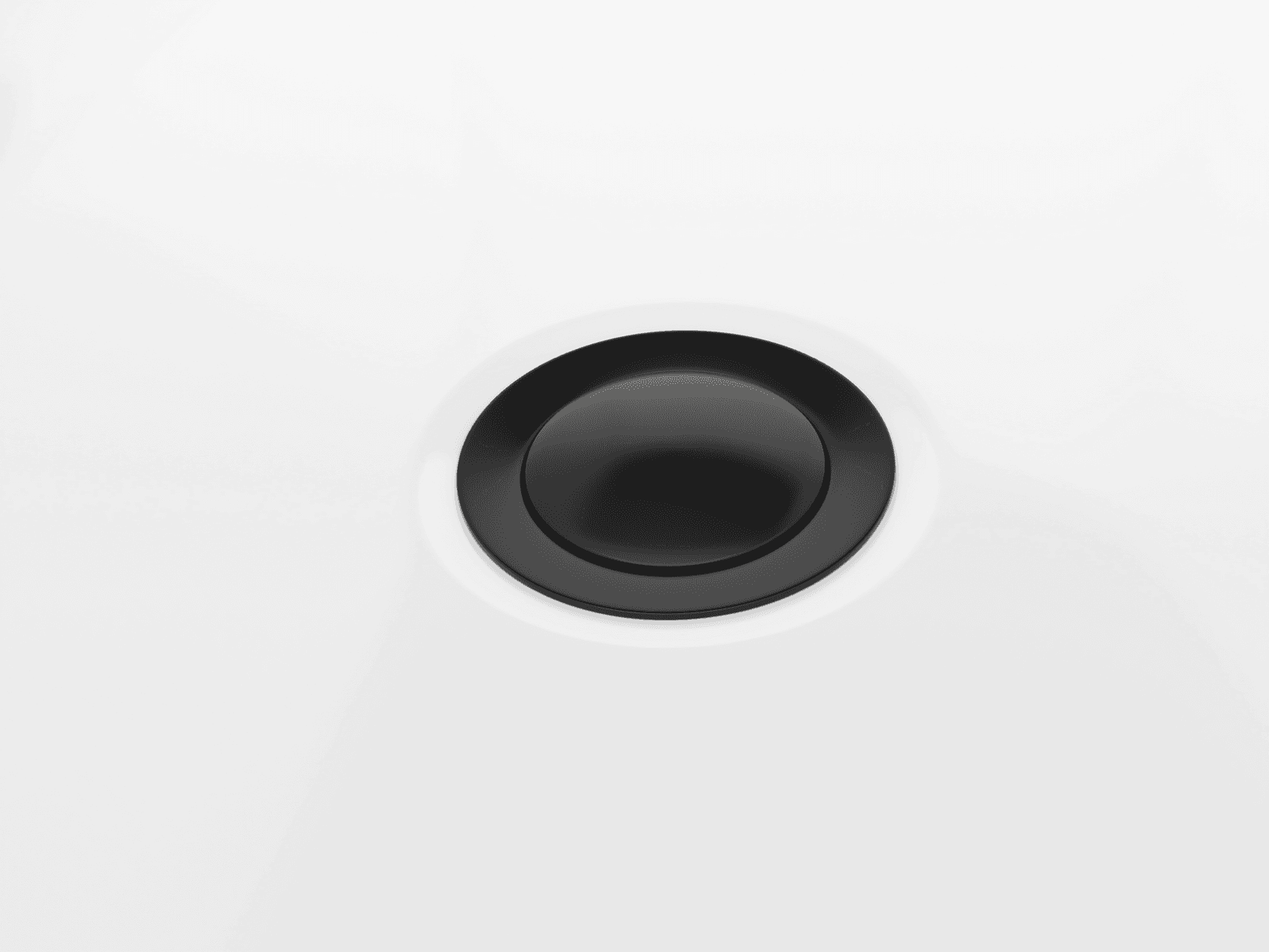 Wanna wolnostojąca Corsan ESTELLA 170 x 74 cm Korek klik-klak Czarny