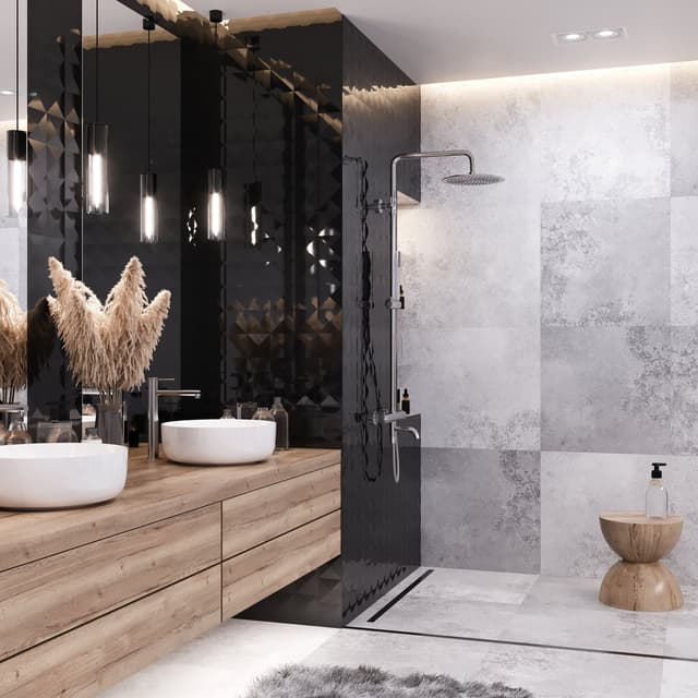 Kolumna prysznicowa LUGO CMN01MCH Deszczownica 25cm Chrom