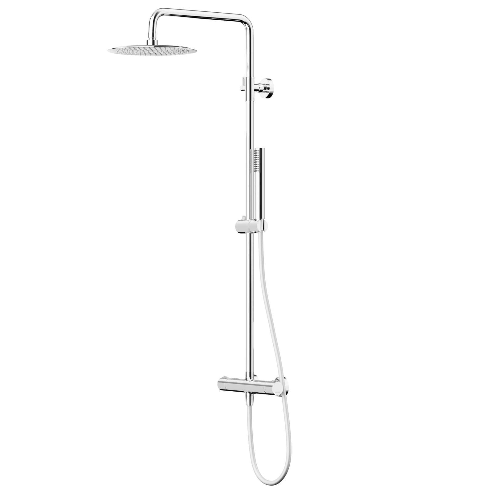 Kolumna prysznicowa LUGO CMN01TCH Deszczownica 25cm Termostat Chrom