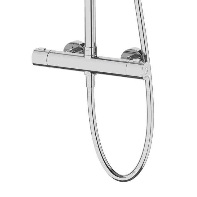 Kolumna prysznicowa LUGO CMN01TCH Deszczownica 25cm Termostat Chrom