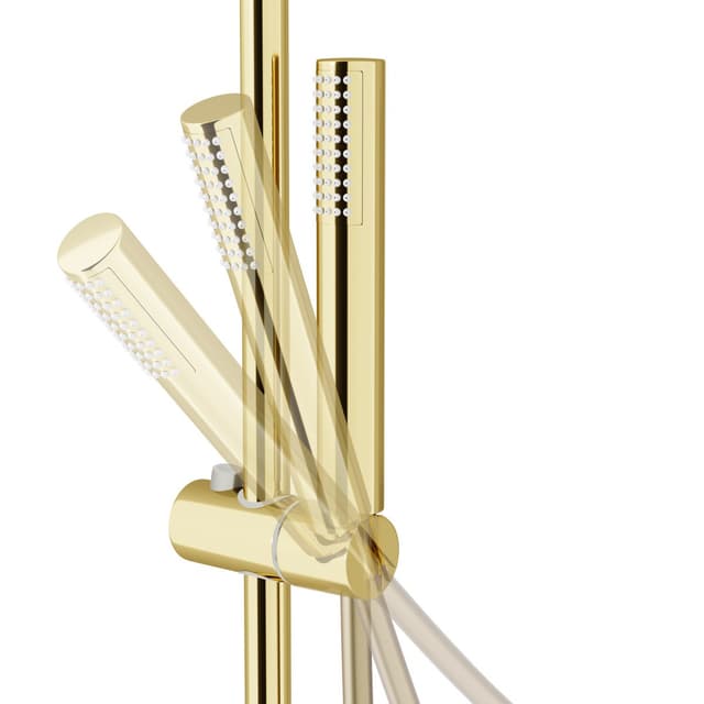 Kolumna prysznicowa LUGO CMN01TGL Deszczownica 25cm Termostat Złota