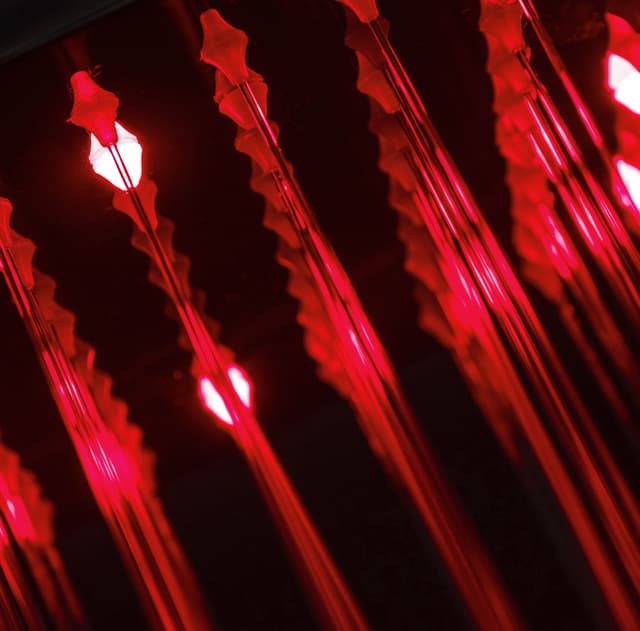 Panel prysznicowy Corsan LED KASKADA Mieszacz Biel Deszczownica LED Wylewka