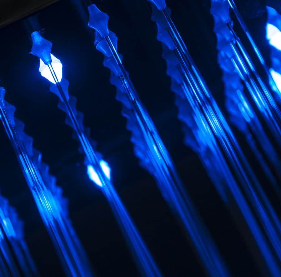 Panel prysznicowy Corsan LED KASKADA Mieszacz Srebrny Deszczownica LED Wylewka