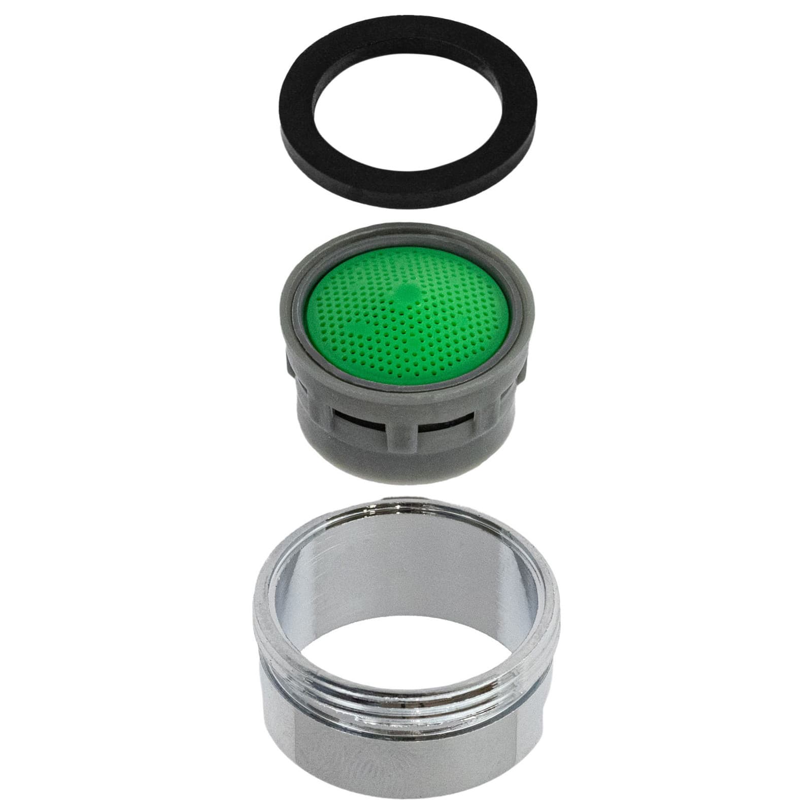 P475 - Perlator Aerator M24x1 z chromowaną obudową, gwint zewnętrzny, do wylewek