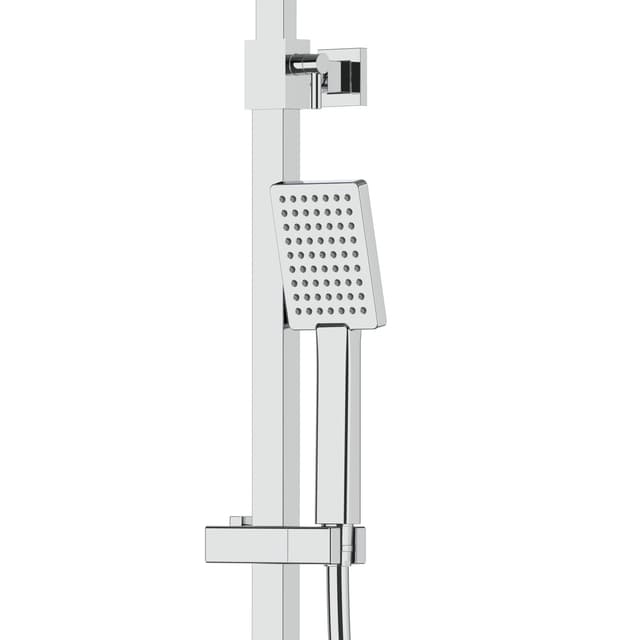 Kolumna prysznicowa ANGO LED02TCHW Deszczownica LED Termostat Wylewka obrotowa Chrom