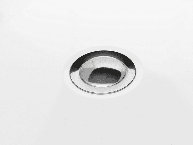 Wanna wolnostojąca Corsan SALINA 160 x 75 cm Korek klik-klak Chrom