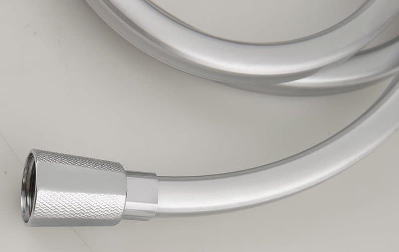 QUADROFLEX wąż prysznicowy plastikowy kwadratowy, 150 cm, srebrny/chrom