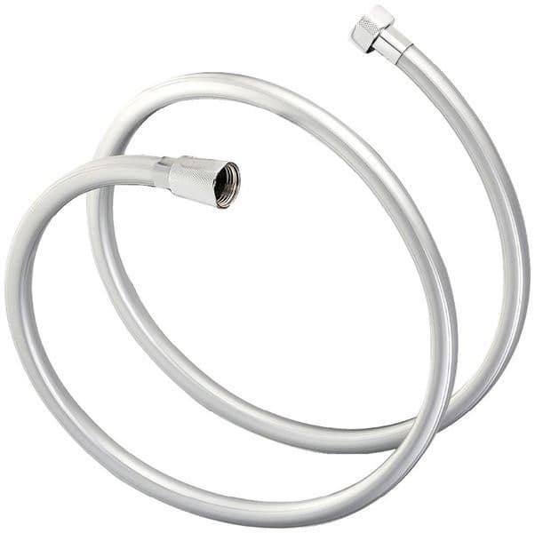 QUADROFLEX wąż prysznicowy plastikowy kwadratowy, 150 cm, srebrny/chrom