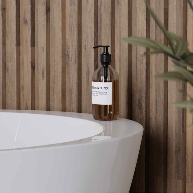 Wanna wolnostojąca Corsan RENO 160 x 74 cm z boczną półką Korek klik-klak Szczotkowane Złoto