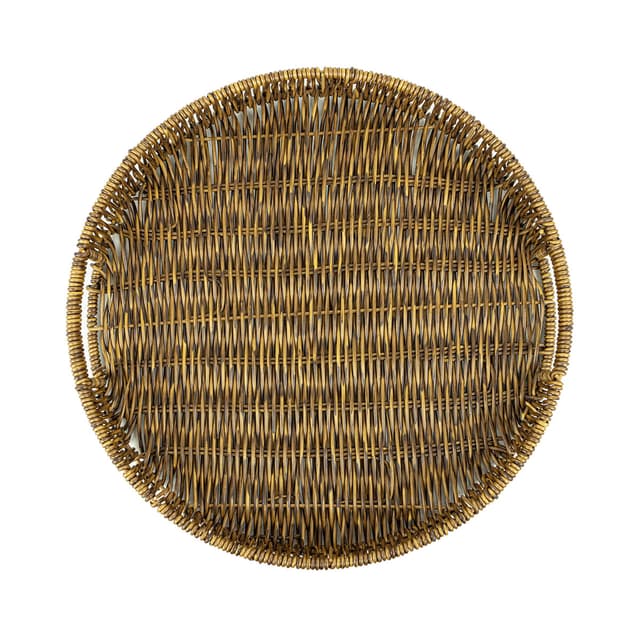 Taca pleciona z technorattanu z uchwytem 021B ⌀40x H5