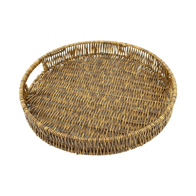 Taca pleciona z technorattanu z uchwytem 021B ⌀40x H5