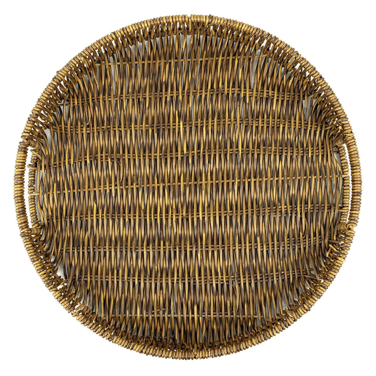 Taca pleciona z technorattanu z uchwytem 021A ⌀44*H5