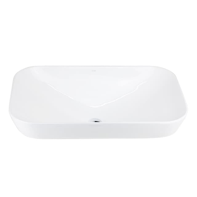 Umywalka nablatowa INTERO UC5580CH prostokątna 530x335x170 mm Chromowany korek