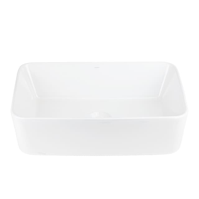 Umywalka nablatowa ANGO UC5627BL prostokątna 480x295x135 mm Czarny korek