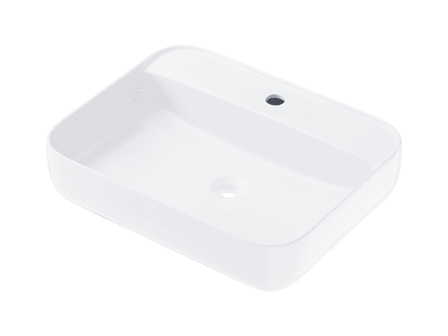 Umywalka nablatowa ANGO UC5641 prostokątna 500x400x140 mm