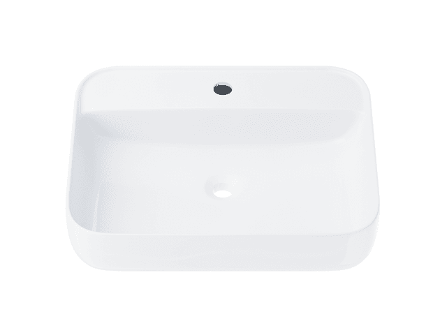 Umywalka nablatowa ANGO UC5641 prostokątna 500x400x140 mm