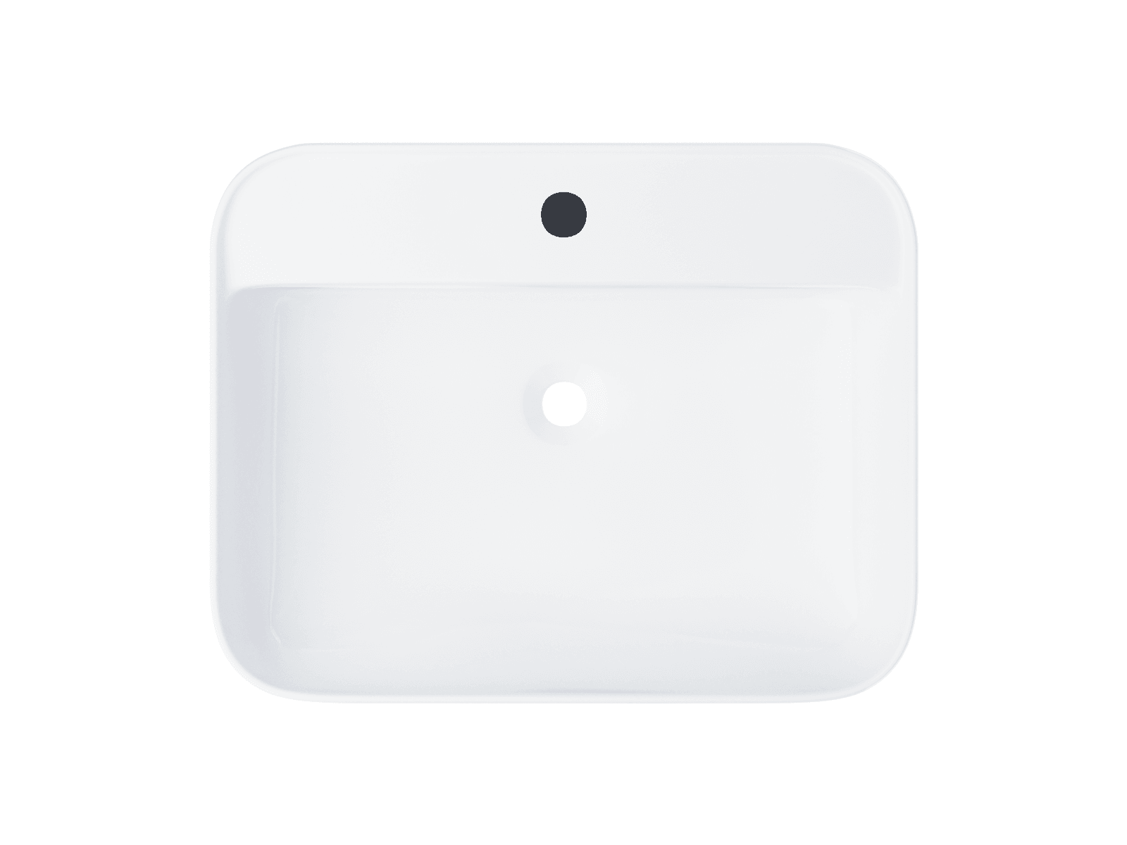 Umywalka nablatowa ANGO UC5641 prostokątna 500x400x140 mm