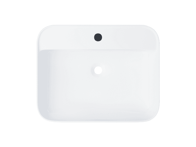 Umywalka nablatowa ANGO UC5641 prostokątna 500x400x140 mm