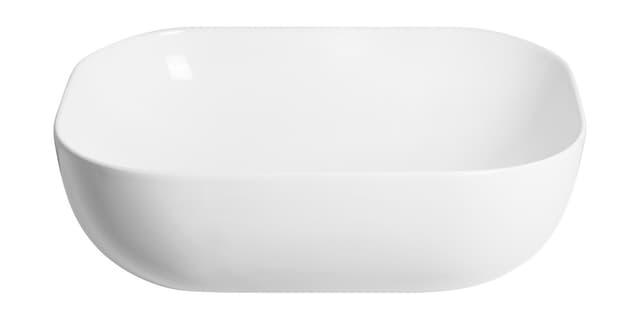 Umywalka nablatowa MONO UC5603CH prostokątna 460x320x140 mm z korkiem chrom