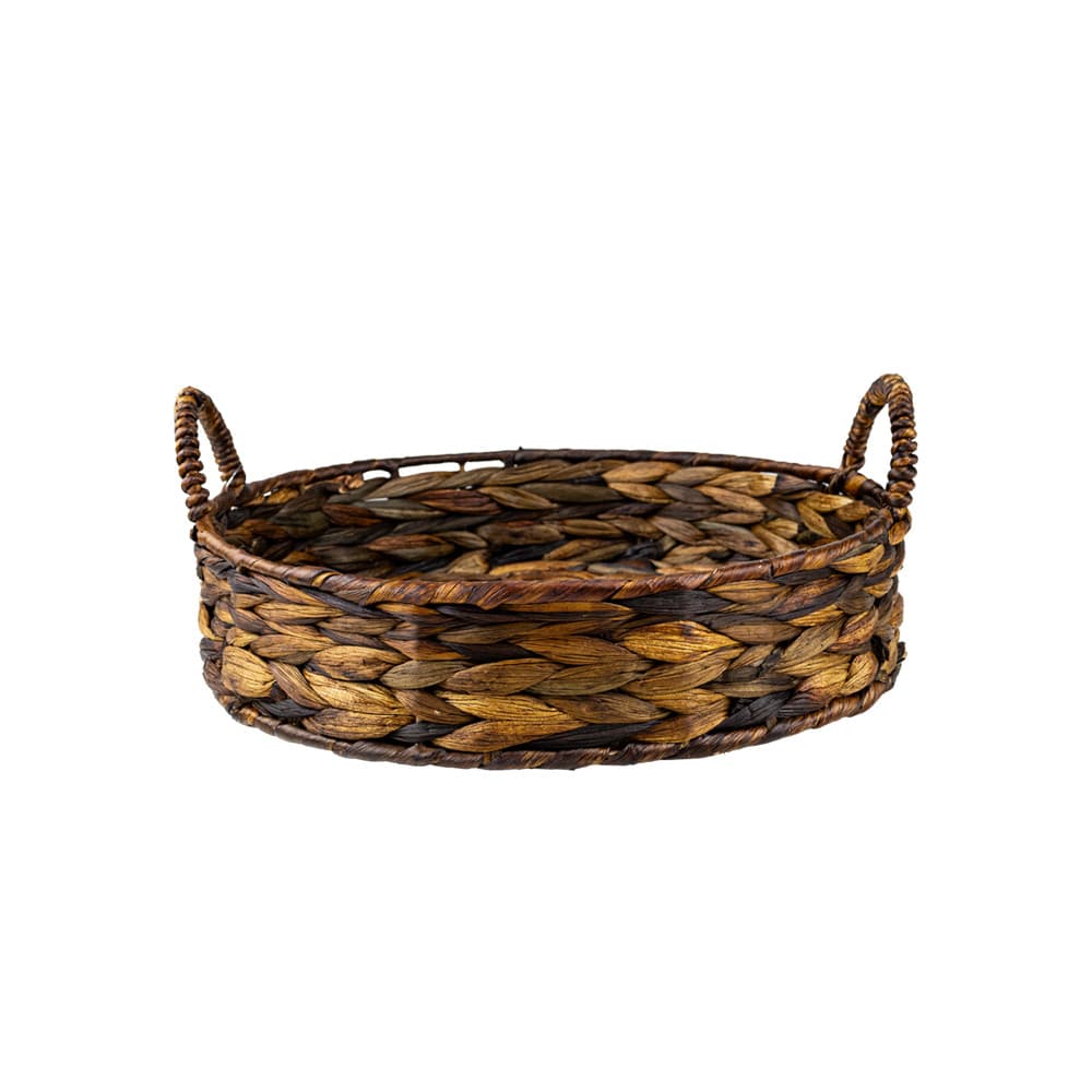 Taca z hiacyntu wodnego AROLA 416M 30x7 cm, brąz Koszoplotka