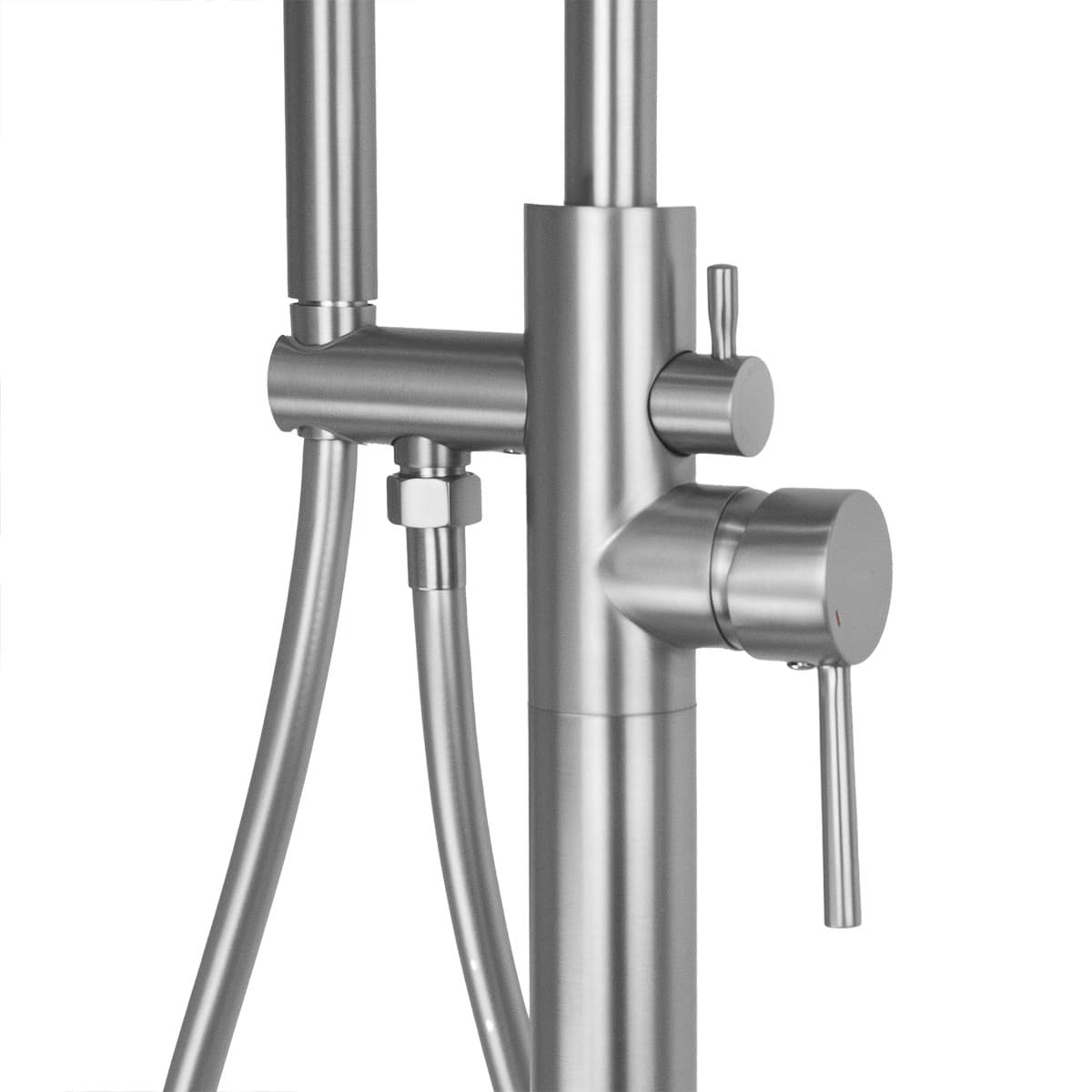 Bateria wannowa wolnostojąca LUGO CMB7535BSL Stal szczotkowana