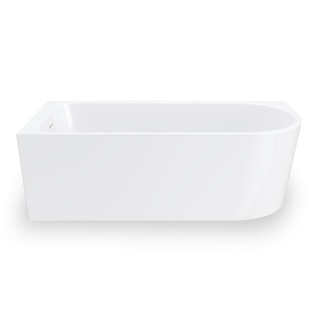 Wanna narożna INVELIA V220XLLGL 170x80cm Montaż lewostronny Przelew szczelinowy Korek klik klak Złoty