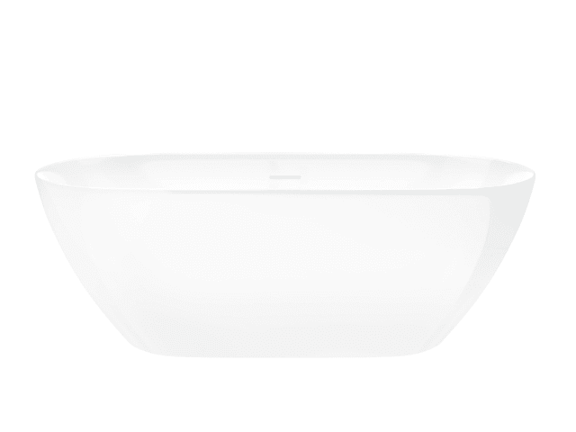 Wanna wolnostojąca OLVENA V041XLRG 170 cm Przelew szczelinowy Korek klik klak Różowe złoto