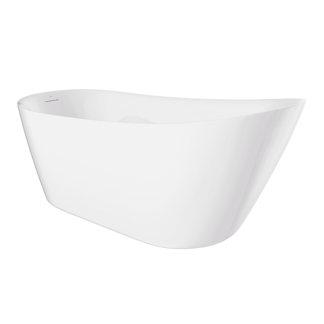 Wanna wolnostojąca ESTELLA II SLIM V038XLBGL 170 cm Przelew szczelinowy Korek klik klak Złoto szczotkowane