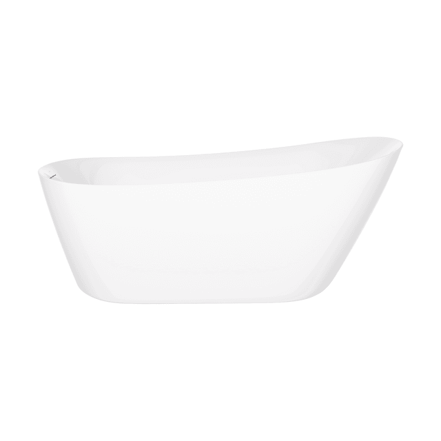 Wanna wolnostojąca ESTELLA II V038XLRG SLIM 170 cm Przelew szczelinowy Korek klik klak Różowe złoto