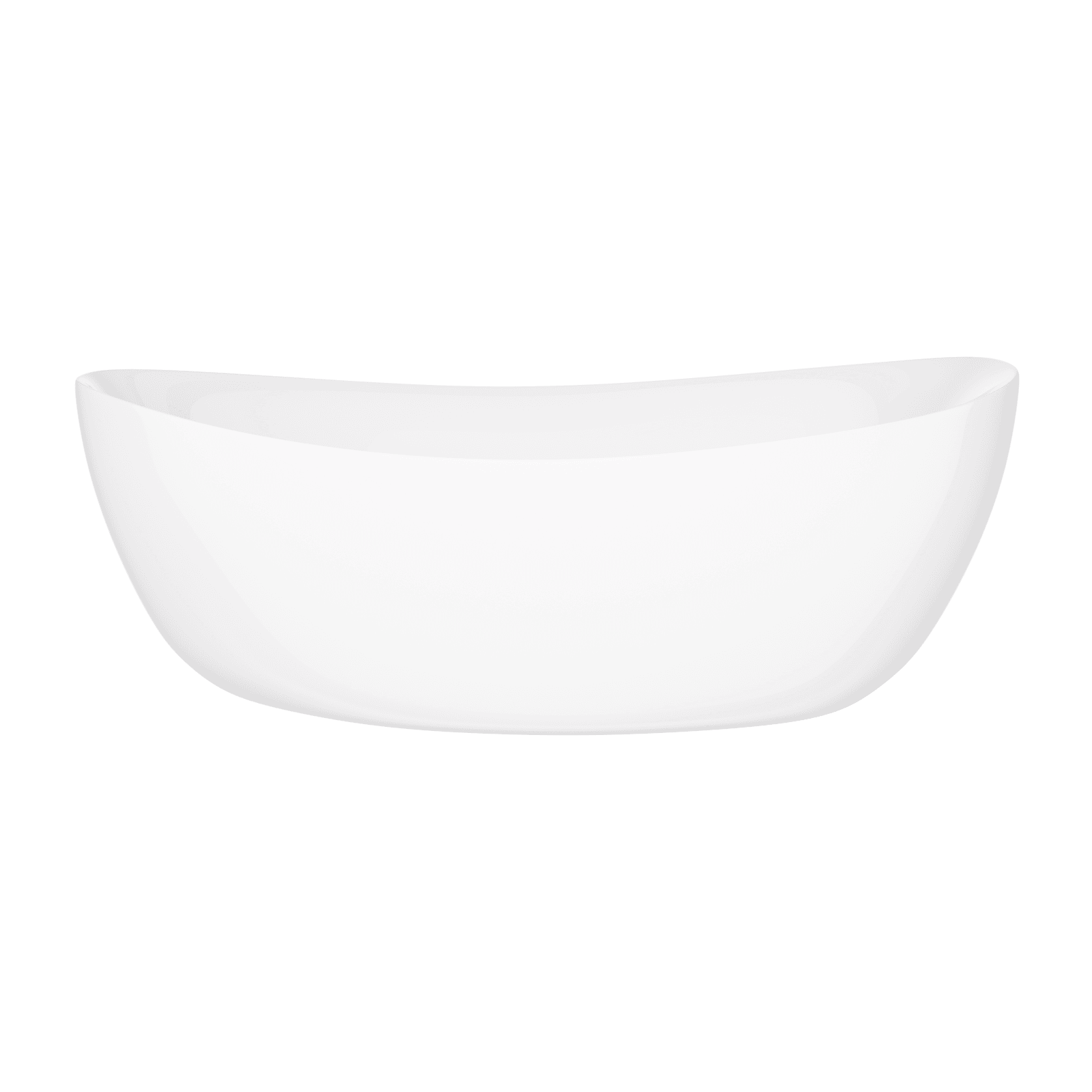 Wanna wolnostojąca AVOLA V032XXLCH 180 cm Przelew szczelinowy Korek klik klak Chrom