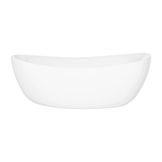 Wanna wolnostojąca AVOLA V032XXLCH 180 cm Przelew szczelinowy Korek klik klak Chrom