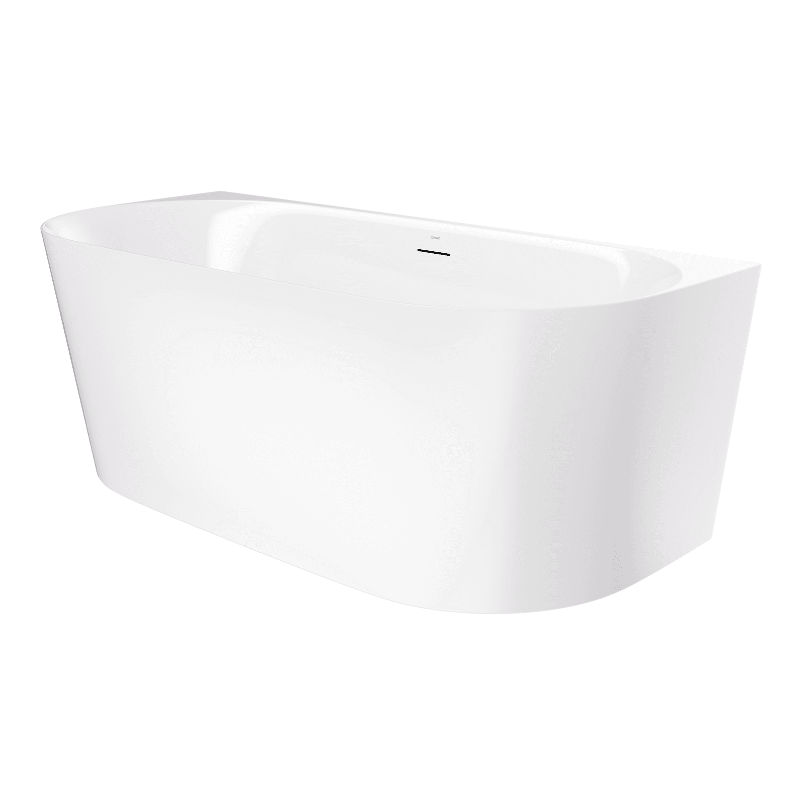 Wanna przyścienna MONO V029XLSCH Slim 170 cm Przelew szczelinowy Korek klik klak Chrom