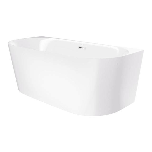 Wanna przyścienna MONO E029XLSWH Slim 170 cm Korek klik klak Biały