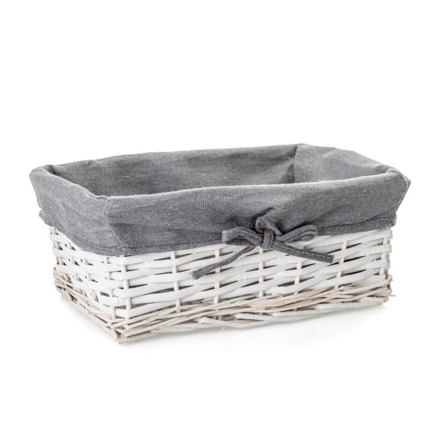 Koszyk wiklinowy AWD Interior biały 1596