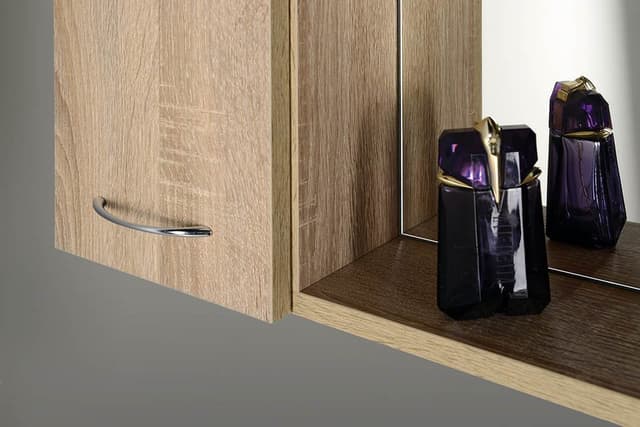 Szafka z lustrem ZOJA/KERAMIA FRESH 60x60x14 cm z oświetleniem LED lewa