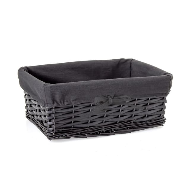 Koszyk wiklinowy AWD Interior czarny 1880