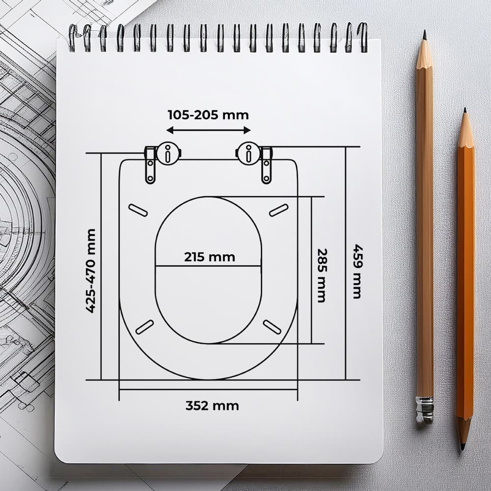Deska sedesowa AWD Interior Kalamata MDF biała 1909