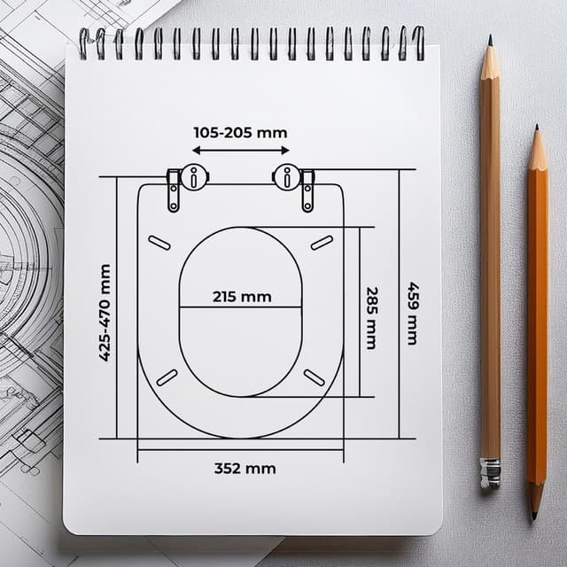 Deska sedesowa AWD Interior Kalamata MDF biała 1909