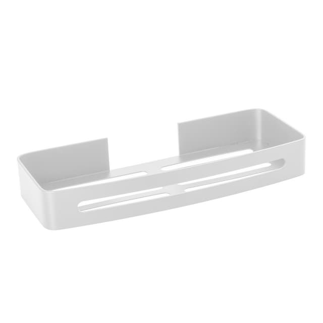 Półka ścienna AWD INTERIOR 1939 samoprzylepna biały mat aluminium