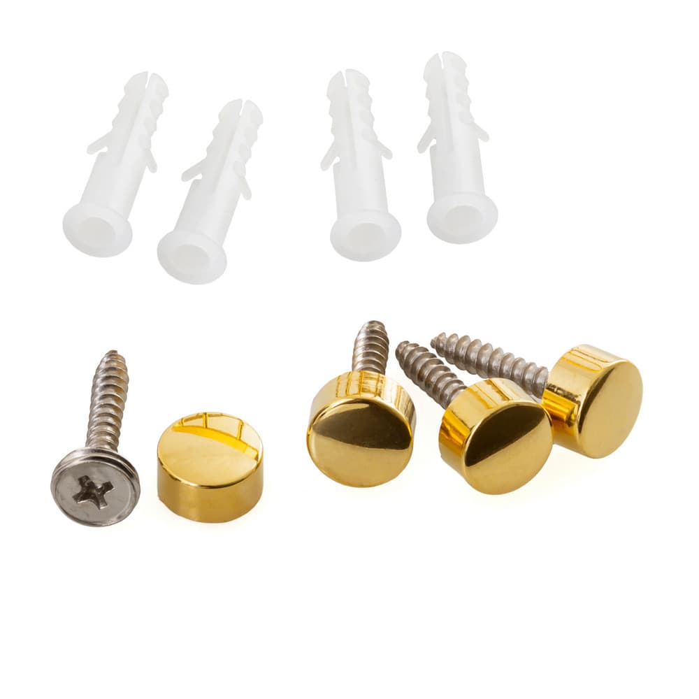 Półka pod prysznic AWD INTERIOR 1988 złota narożna przykręcana