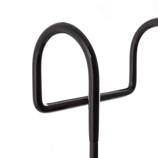 Półka pod prysznic AWD INTERIOR 1993 czarna zawieszana podwójna