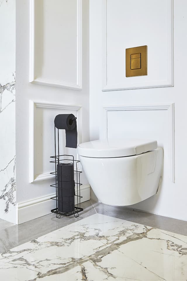 Stojak na papier toaletowy AWD INTERIOR 1979 czarny loft