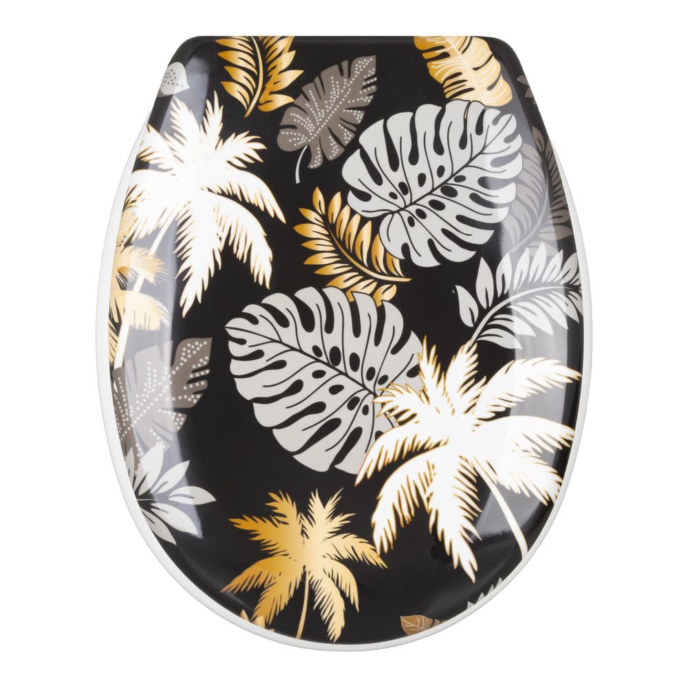 Deska sedesowa wolnoopadająca AWD INTERIOR 1998 Palmera duroplast czarna w palmy