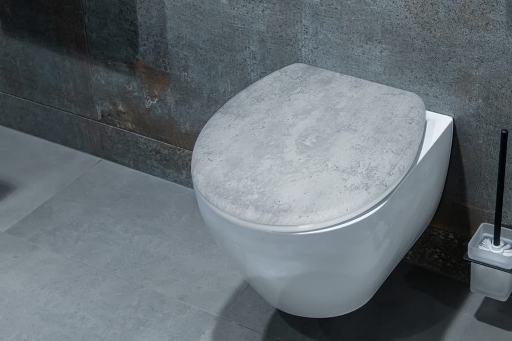 Deska sedesowa wolnoopadająca wypinana AWD INTERIOR 2036 Concrea duroplast beton