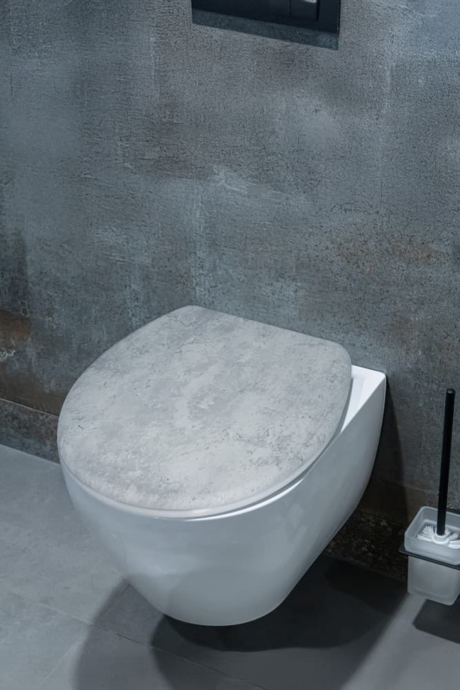 Deska sedesowa wolnoopadająca wypinana AWD INTERIOR 2036 Concrea duroplast beton