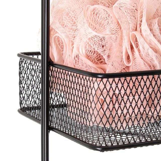 Regał stalowy AWD INTERIOR 1947 czarny 3 kosze ażurowe