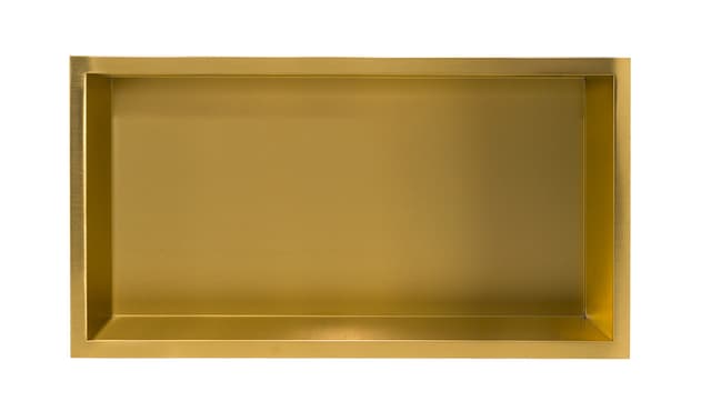 WALL-BOX ONE Gold / Brass - Półka pojedyncza złota 60x30x10 cm