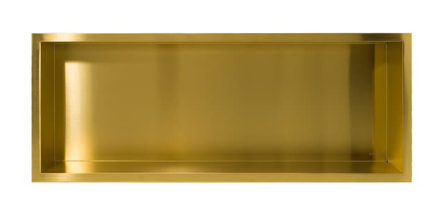 WALL-BOX ONE Gold / Brass - Półka pojedyncza złota 90x30x7 cm