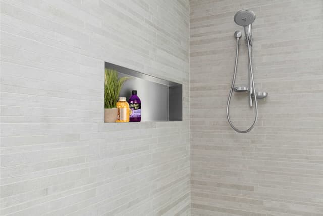 WALL-BOX NO RIM - Półka wnękowa bezramkowa INOX 90x30x10 cm